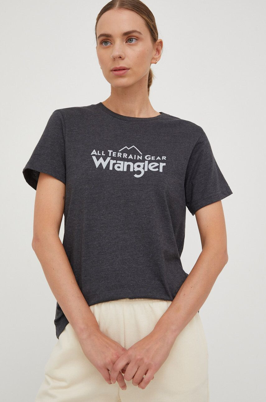 Wrangler Тениска Atg в сиво - Pepit.bg