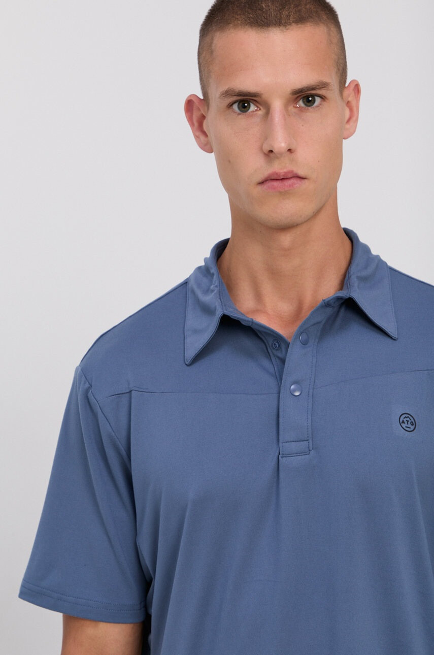 Wrangler Тениска с яка мъжка с апликация - Pepit.bg