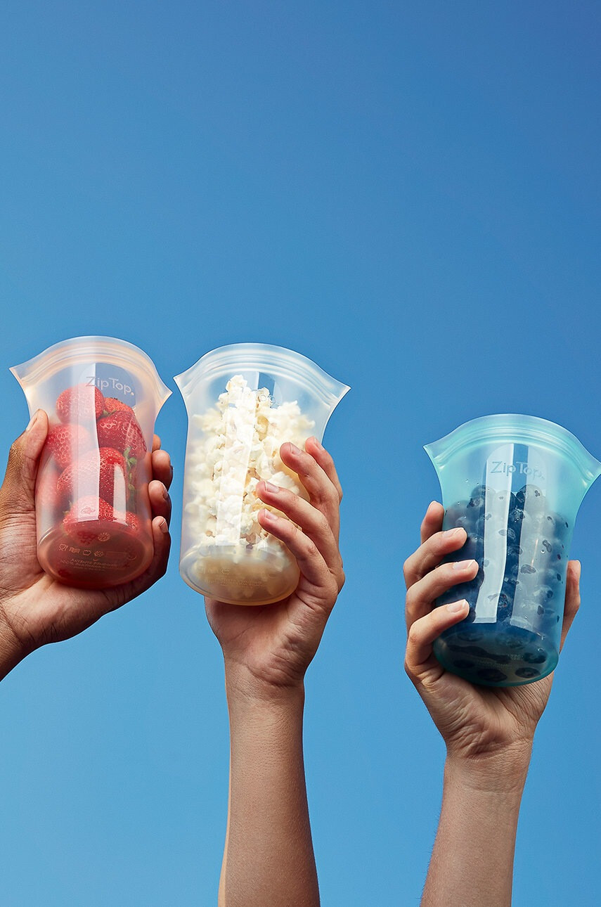 Zip Top Контейнер за закуски Large Cup 710 ml - Pepit.bg