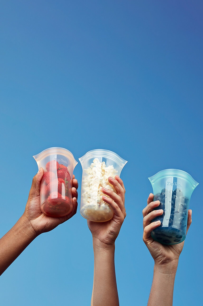 Zip Top Контейнер за закуски Small Cup 237 ml - Pepit.bg