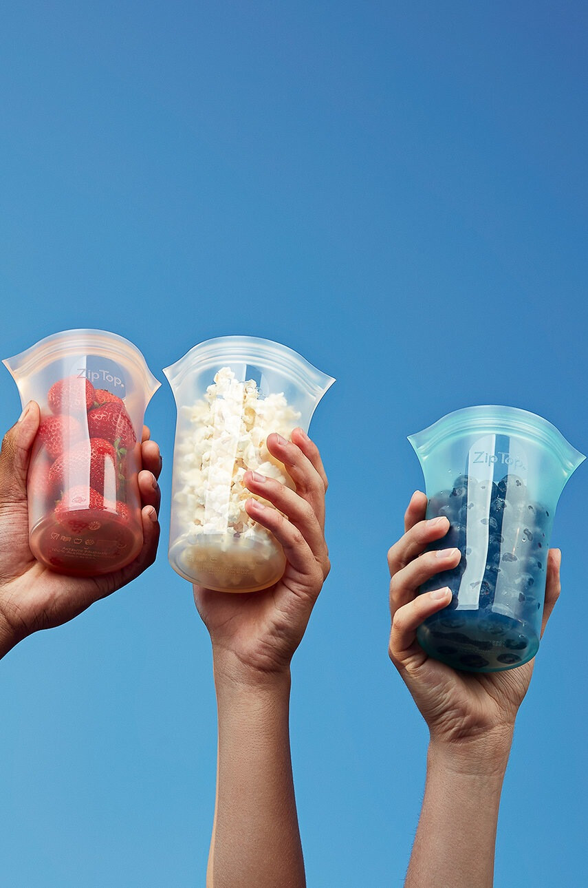 Zip Top Контейнер за закуски Small Cup 237 ml - Pepit.bg