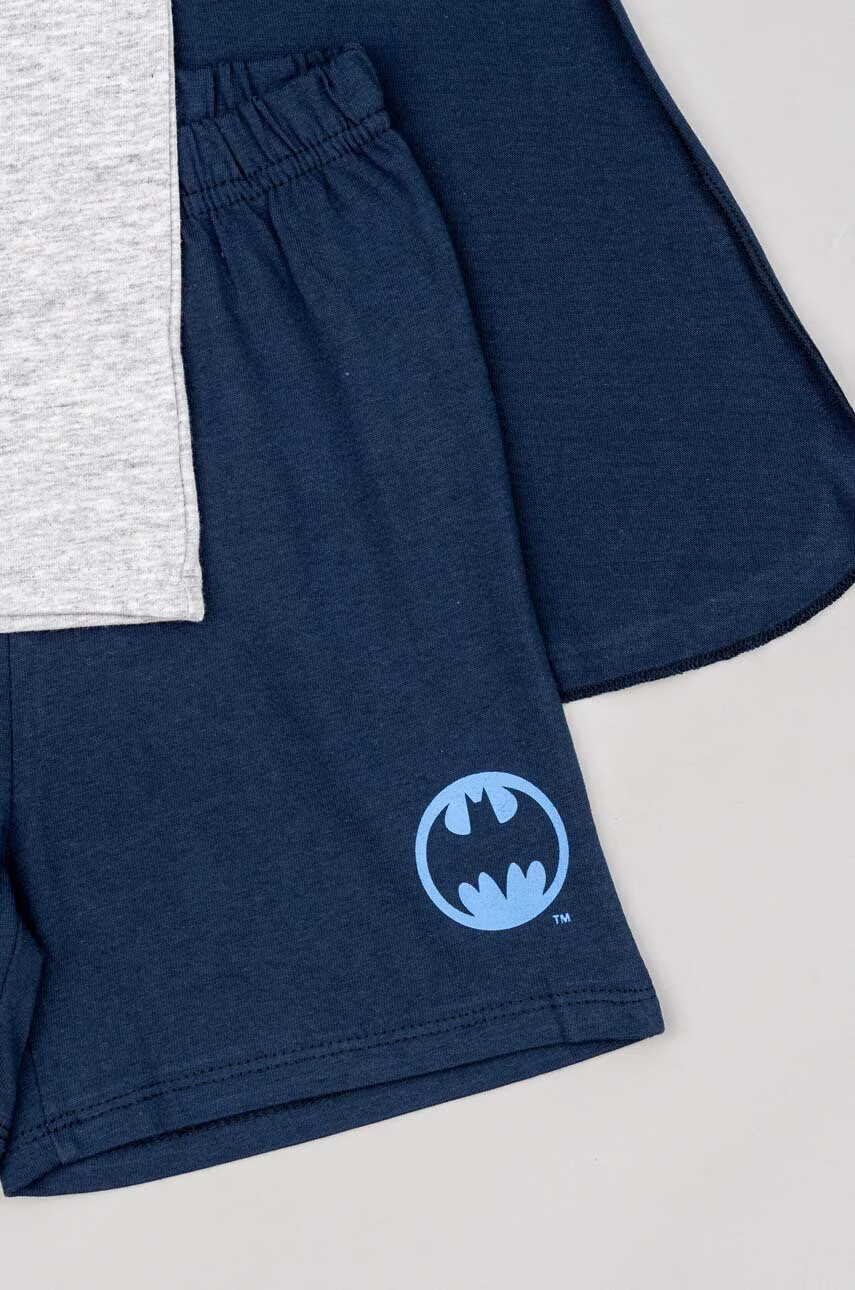 Zippy Детска памучна пижама x Batman в тъмносиньо с принт - Pepit.bg