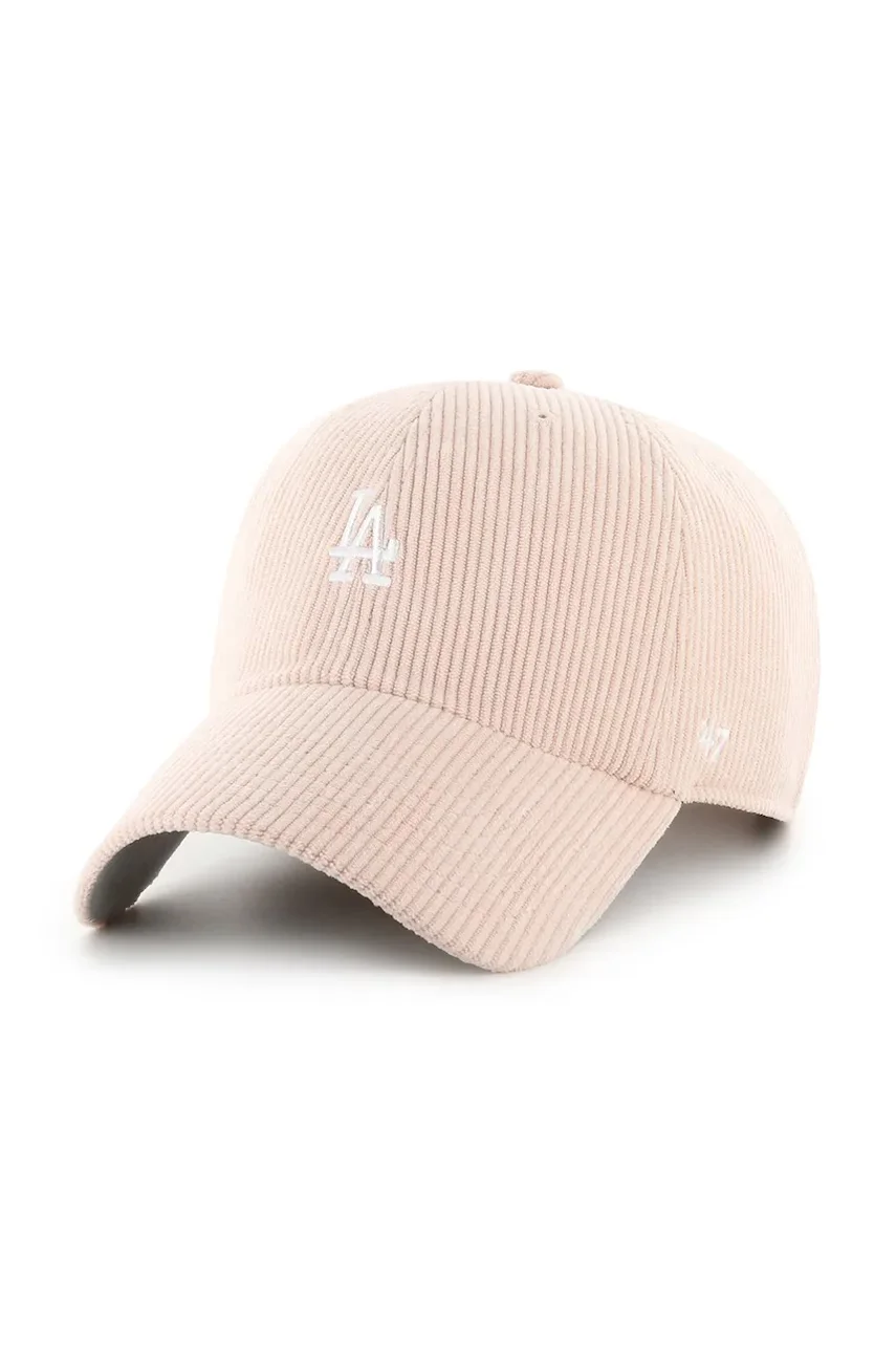 47 brand Джинсова шапка с козирка MLB Los Angeles Dodgers