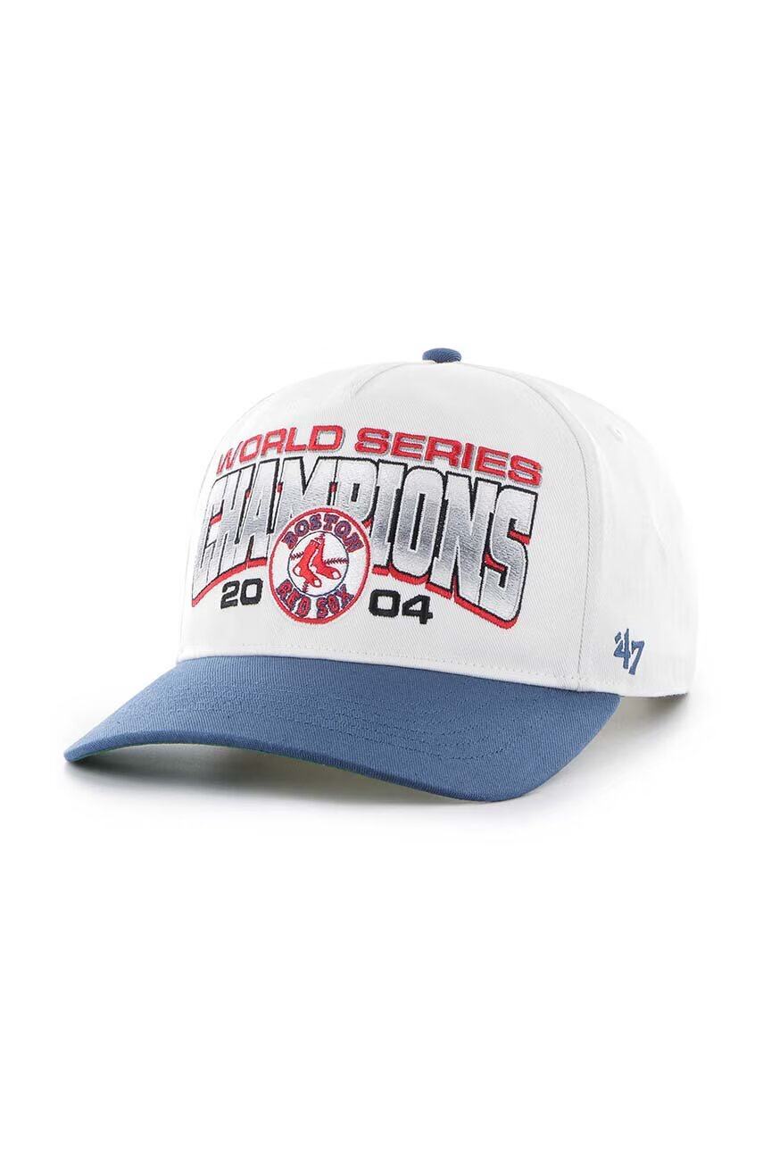 47 brand Памучна шапка с козирка MLB Boston Red Sox