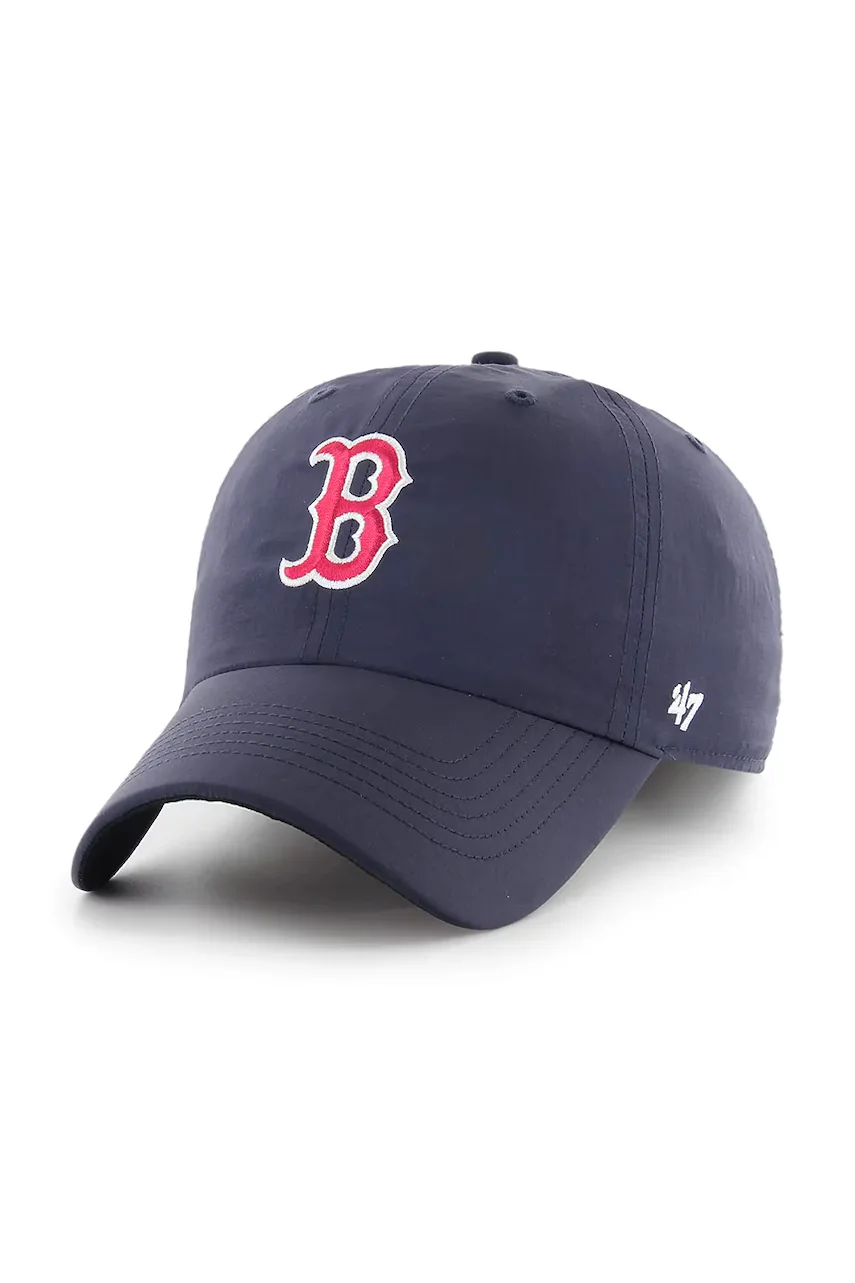 47 brand Памучна шапка с козирка MLB Boston Red Sox