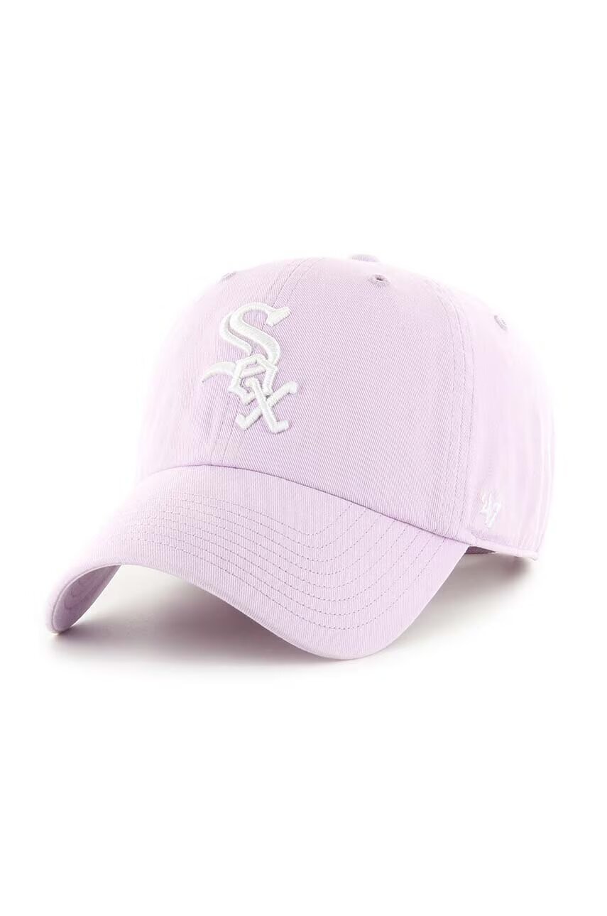 47 brand Памучна шапка с козирка MLB Chicago White Sox