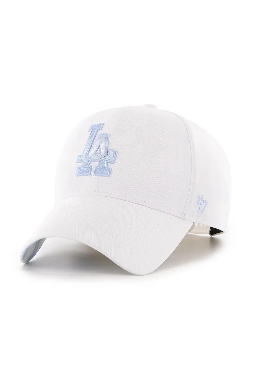 47 brand Памучна шапка с козирка MLB LA Dodgers