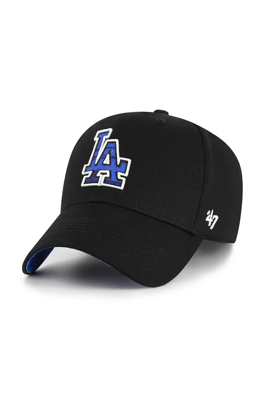 47 brand Памучна шапка с козирка MLB LA Dodgers