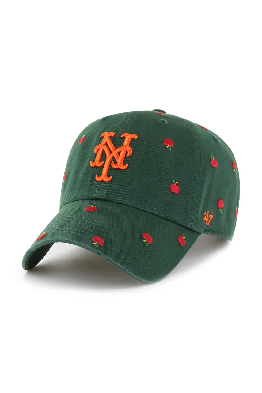 47 brand Памучна шапка с козирка MLB New York Mets