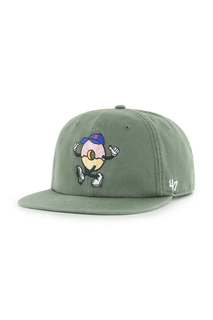 47 brand Памучна шапка с козирка MLB New York Mets