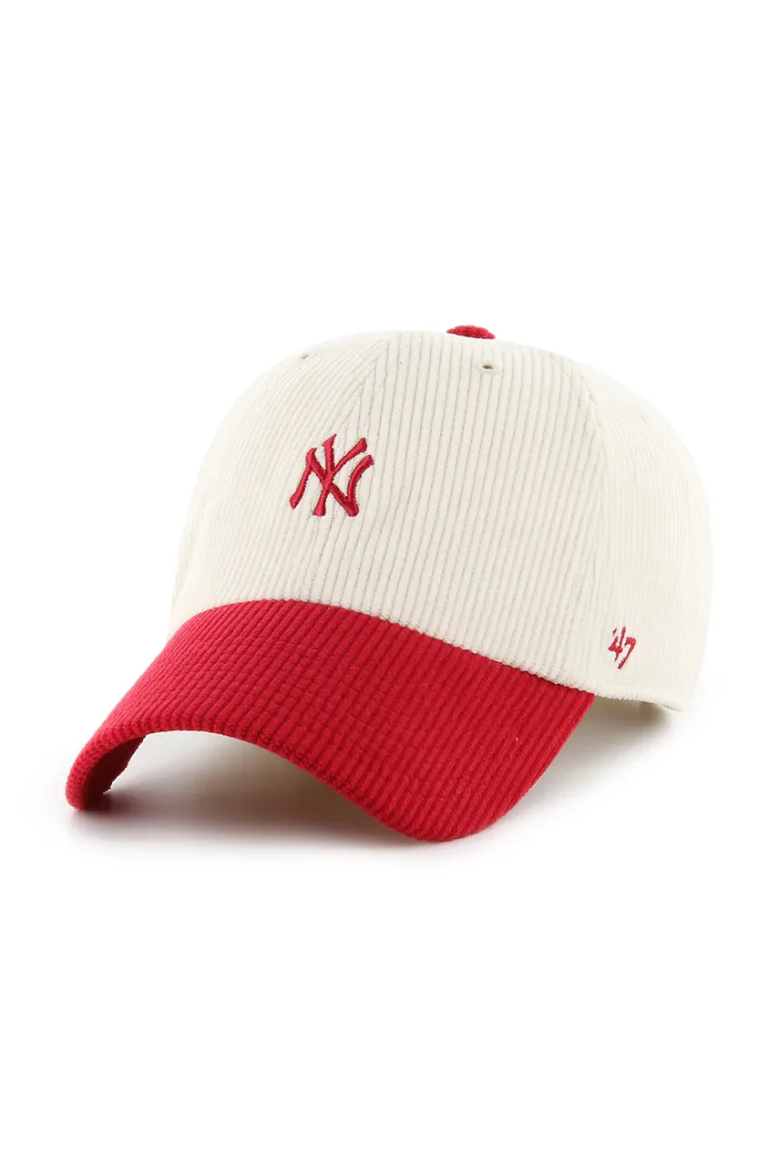 47 brand Памучна шапка с козирка MLB New York Yankees
