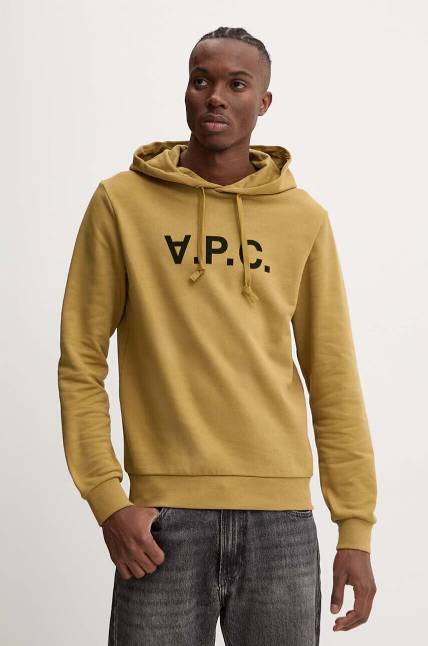 A.P.C. Памучен суичър hoodie standard grand vpc GOTS