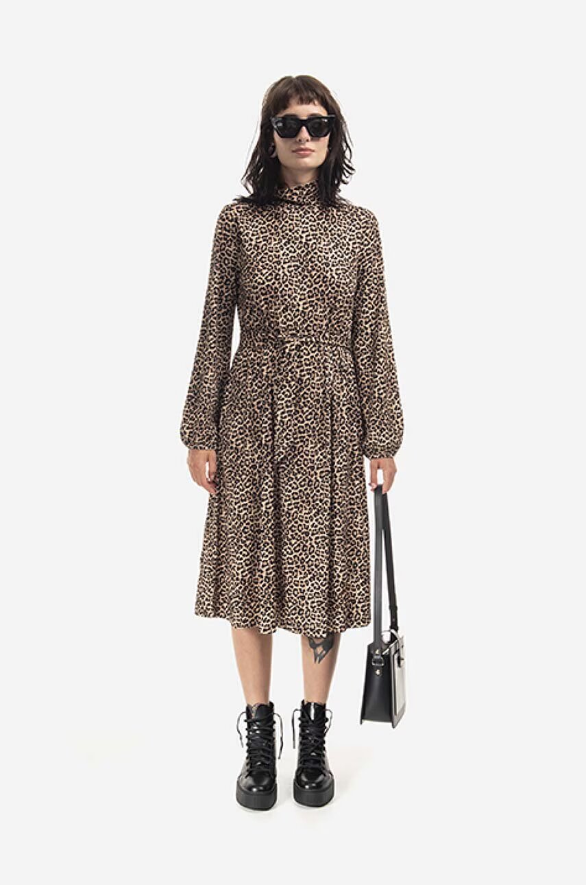 A.P.C. Рокля Robe Dorethea LYAAR-F05988 BLACK/WHITE