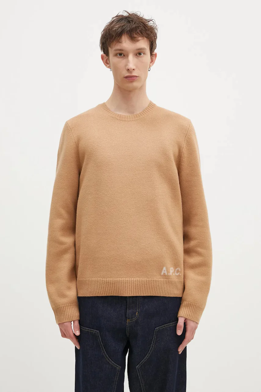 A.P.C. Вълнен пуловер Pull Edward
