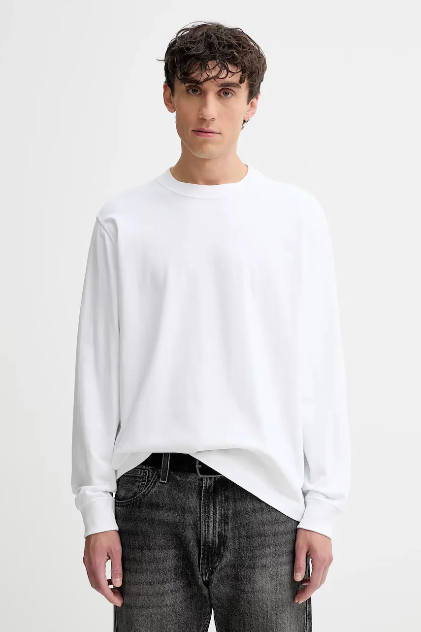 Abercrombie & Fitch Памучна блуза с дълги ръкави