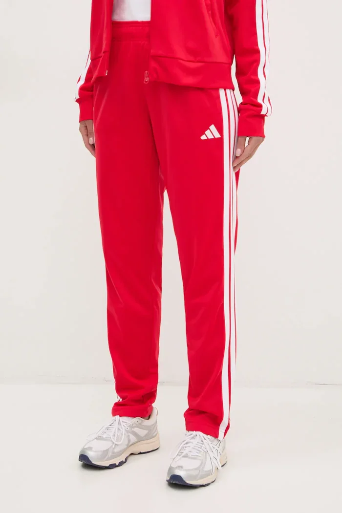 adidas Анцуг 3-Stripes дамски в червено JD2684