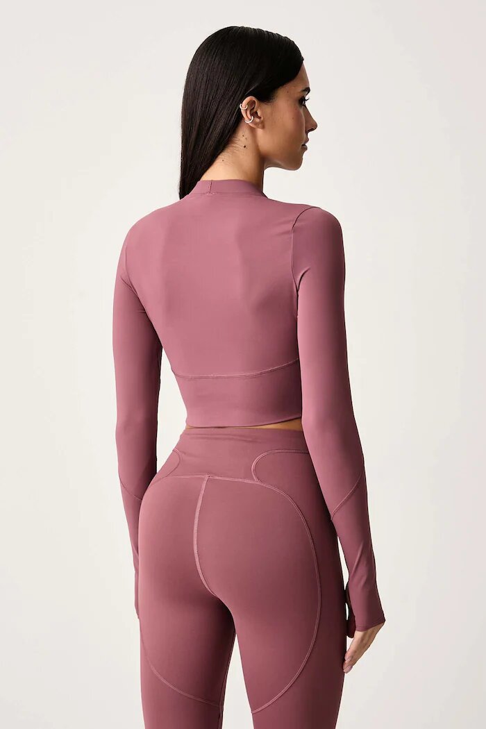adidas by Stella McCartney блуза с дълги ръкави за трениране дамска розова KR3030