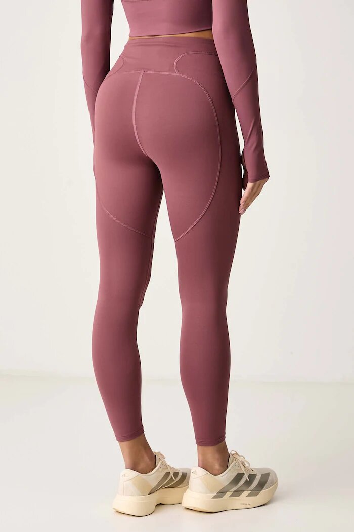 adidas by Stella McCartney спортен клин дамски розов с висока талия KR3035