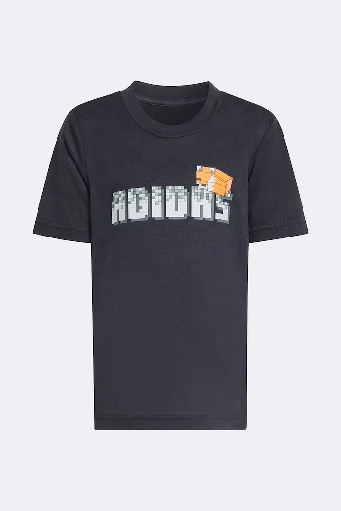 adidas Детска тениска в черно с принт KD6592
