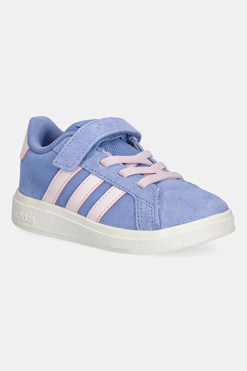 adidas Детски велурени маратонки GRAND COURT 00s