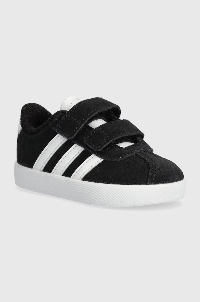adidas Детски велурени маратонки VL COURT 3.0 CF I в черно