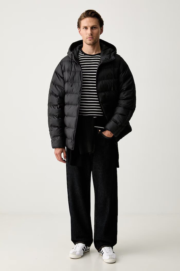 adidas капитонирано яке мъжко Essentials черно KE8328