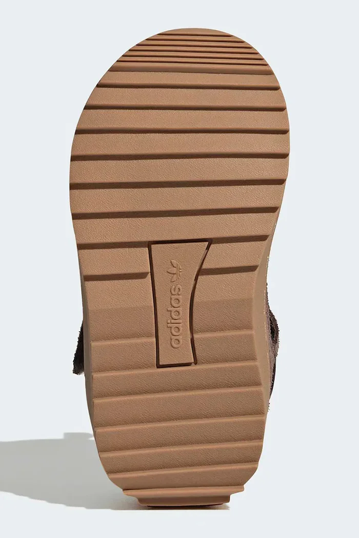 adidas Originals боти с връзки за деца SUPERSTAR WINTER TREK розови от кожа KH9795