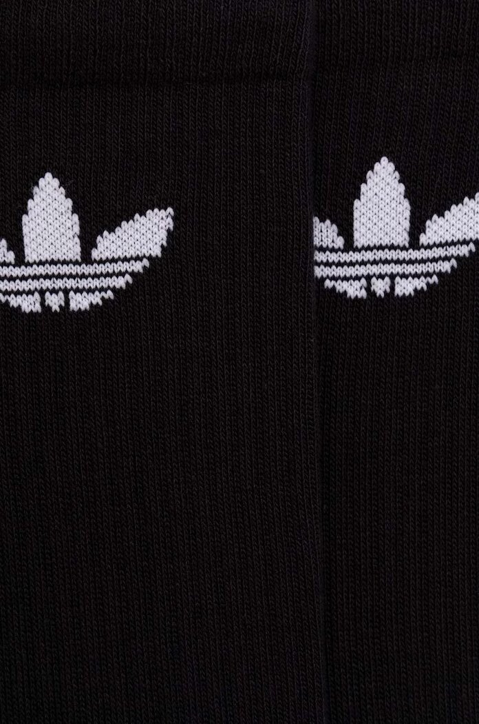 adidas Originals Чорапи (6 броя) 6-pack в черно IJ5618