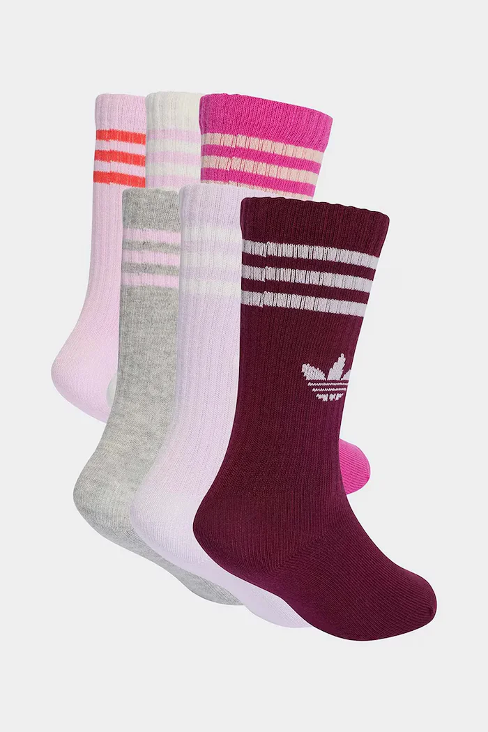 adidas Originals чорапи за деца 6 броя розови KT1999