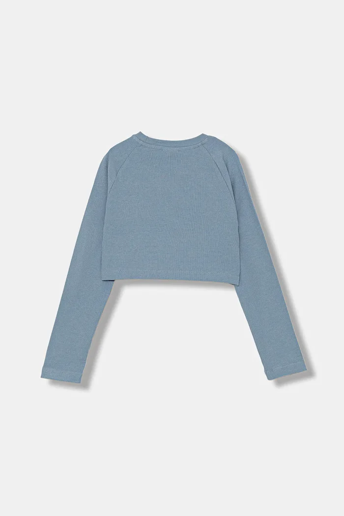 adidas Originals Детска блуза с дълги ръкави в синьо JW2599