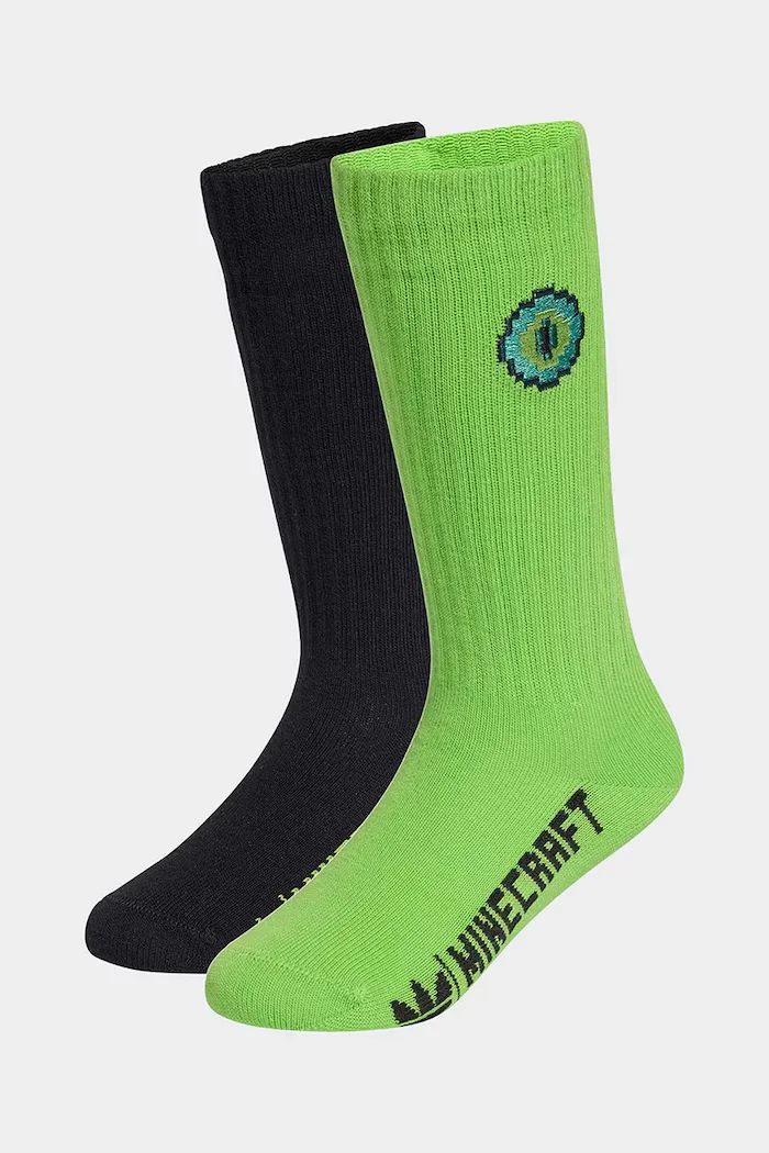 adidas Originals Детски чорапи MINECRAFT (2 чифта) в черно KE4857