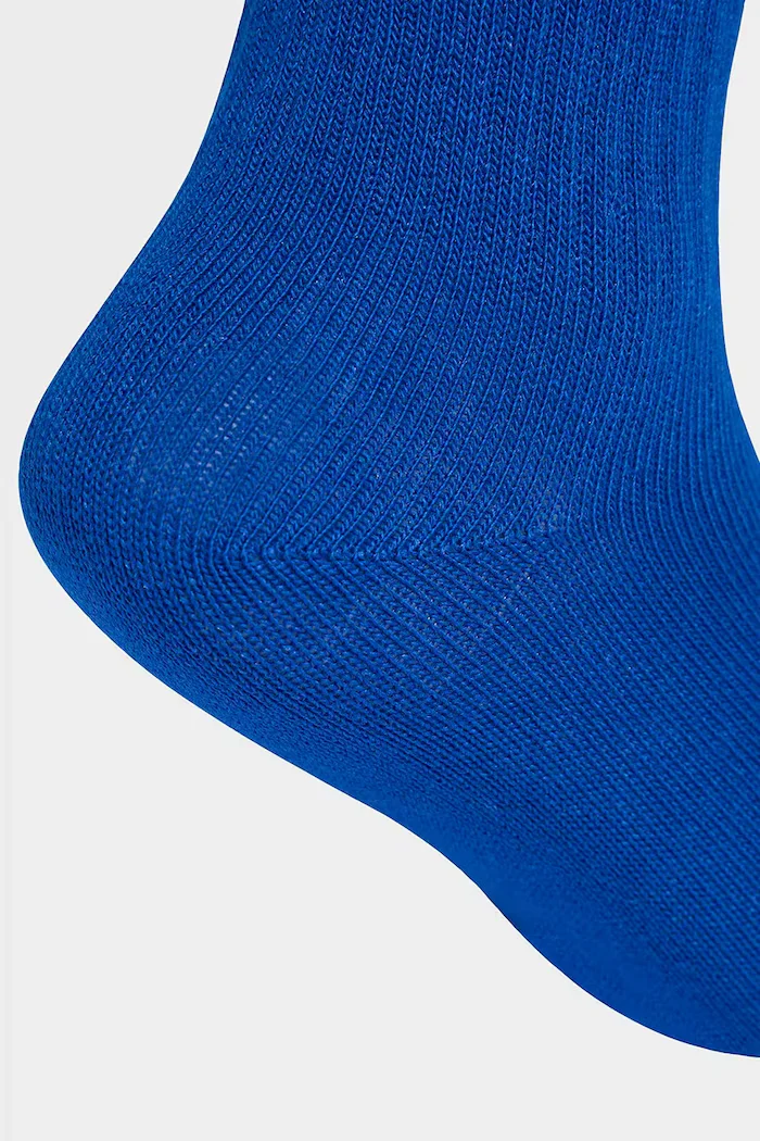 adidas Originals Детски чорапи с памук (3 чифта) в синьо KE4616