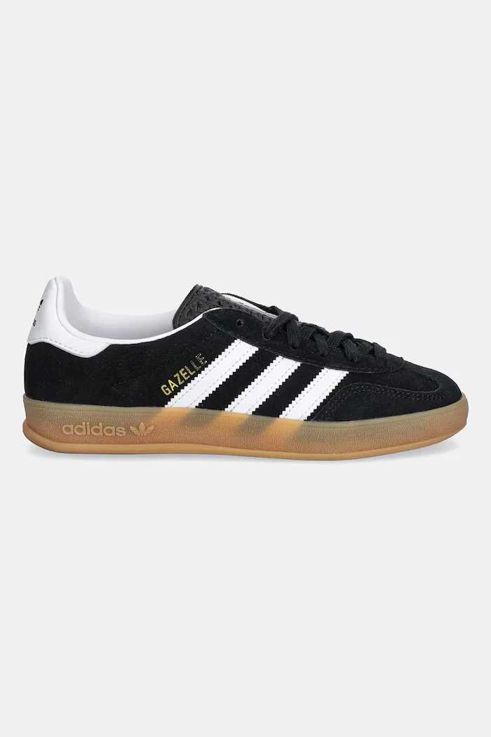 adidas Originals Детски велурени маратонки GAZELLE INDOOR в черно JQ8701