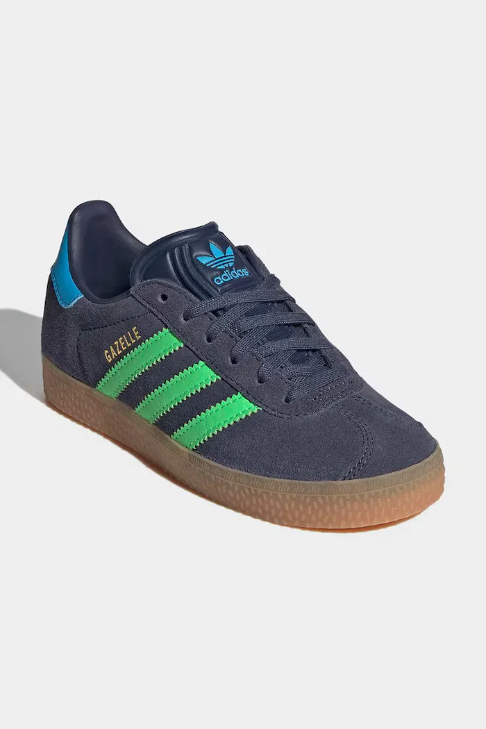 adidas Originals Детски велурени маратонки GAZELLE в сиво IH6471