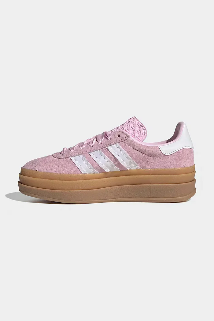 adidas Originals GAZELLE BOLD маратонки за деца от велур розови KJ2430