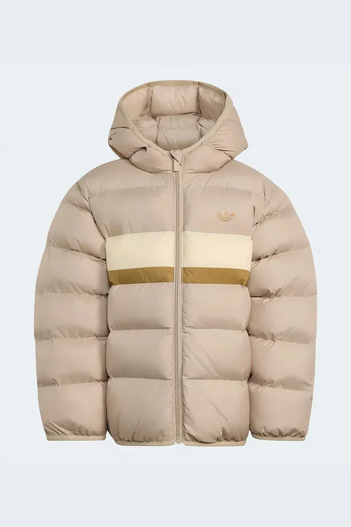 adidas Originals капитонирано яке за деца бежово KR4651