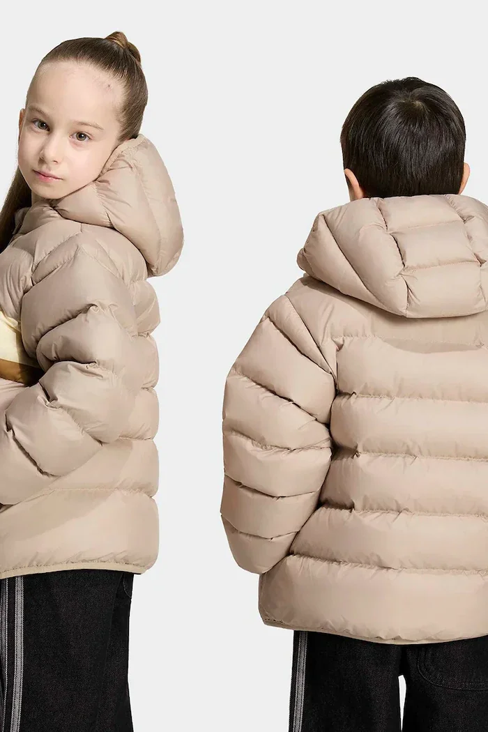 adidas Originals капитонирано яке за деца бежово KR4651