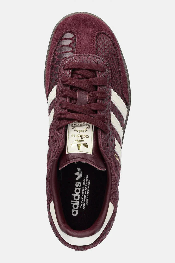 adidas Originals Кожени маратонки Samba Og в бордо IH3979