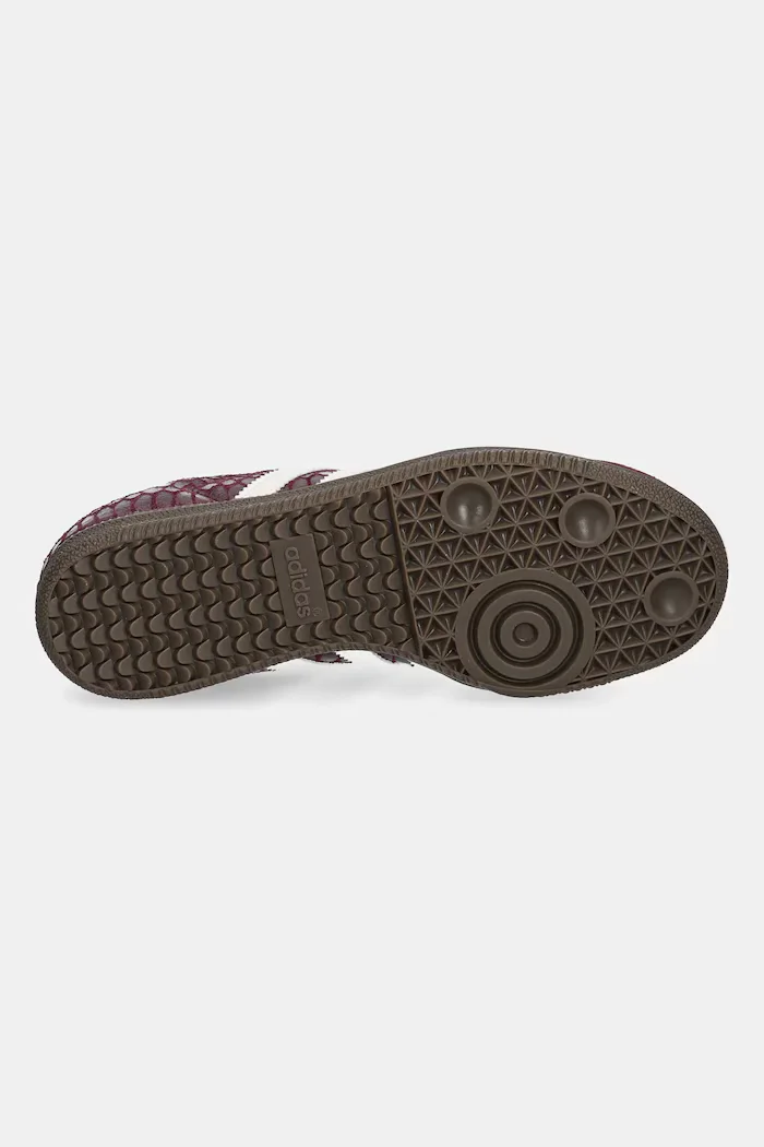 adidas Originals Кожени маратонки Samba Og в бордо IH3979