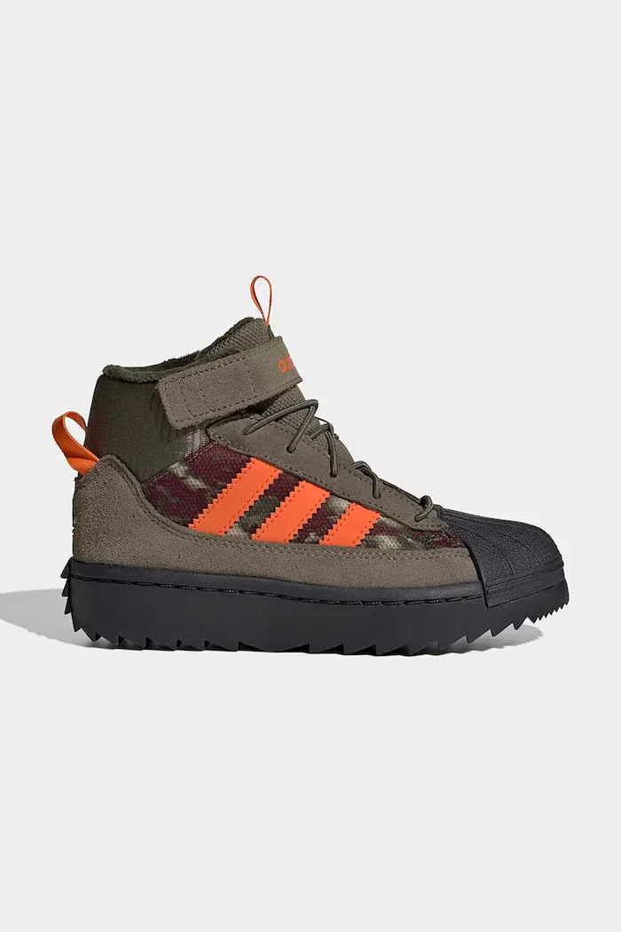 adidas Originals обувки за деца SUPERSTAR WINTER TREK зелени KH9792
