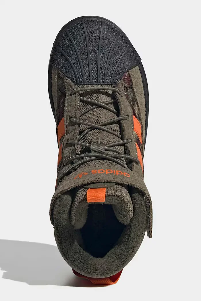adidas Originals обувки за деца SUPERSTAR WINTER TREK зелени KH9792