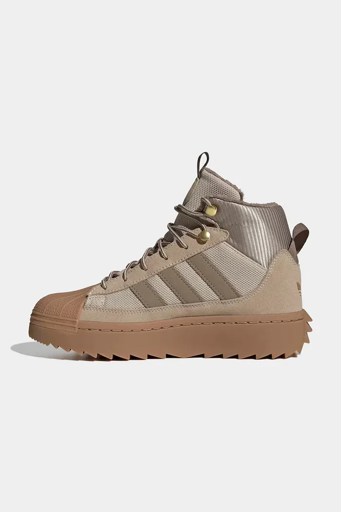 adidas Originals обувки зимни обувки за деца SUPERSTAR WINTER TREK бежови KJ9814