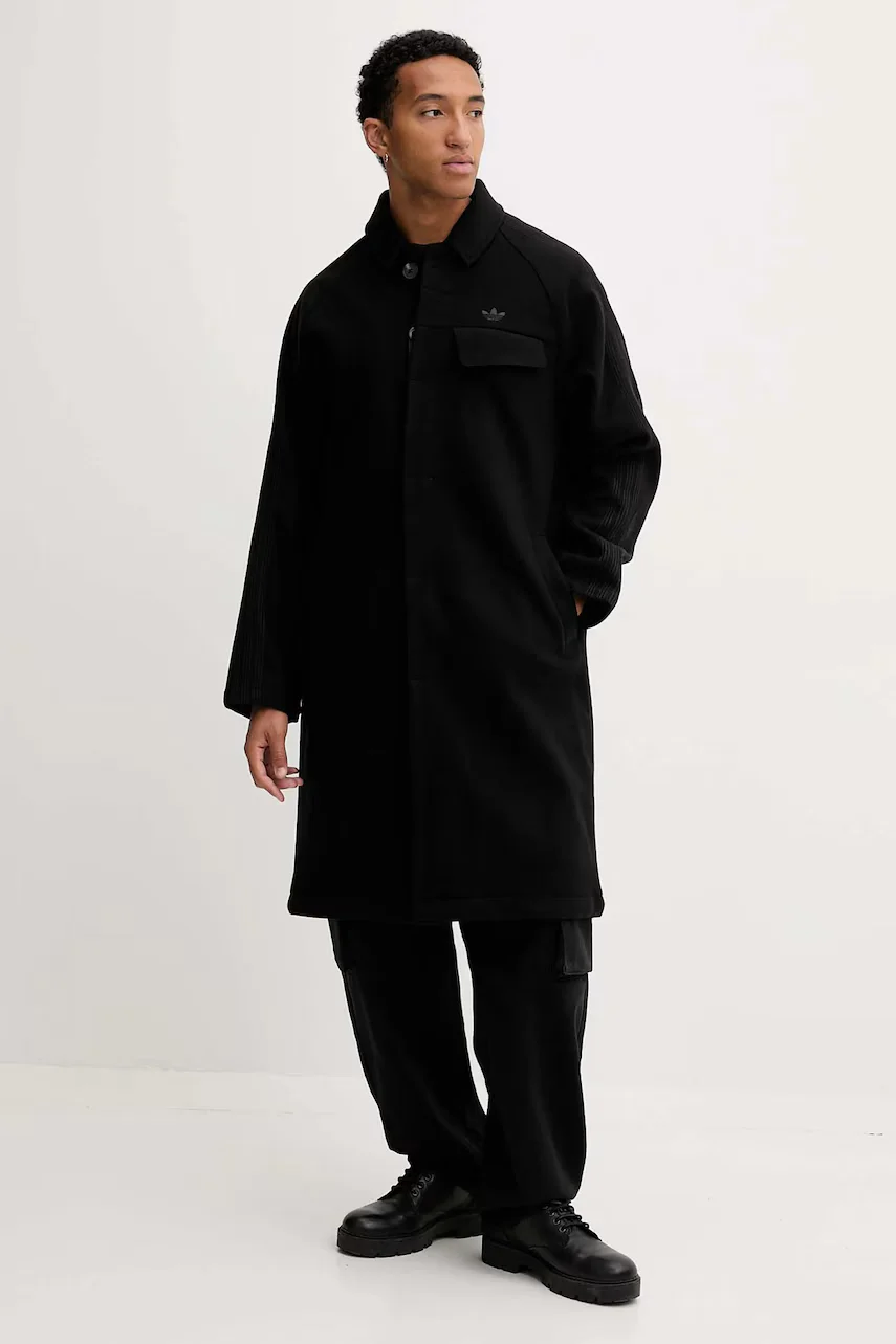 adidas Originals Палто с вълна P Ess Overcoat