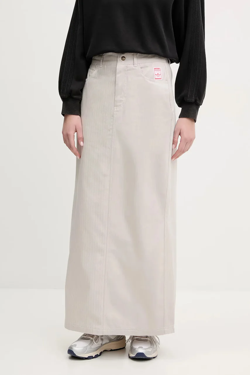 adidas Originals Памучна пола AOP MAXI SKIRT
