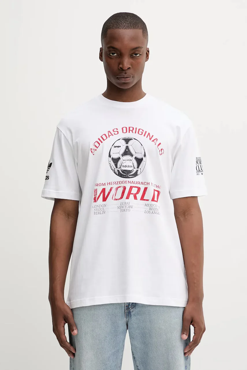 adidas Originals Памучна тениска 90S Ftbl Tee