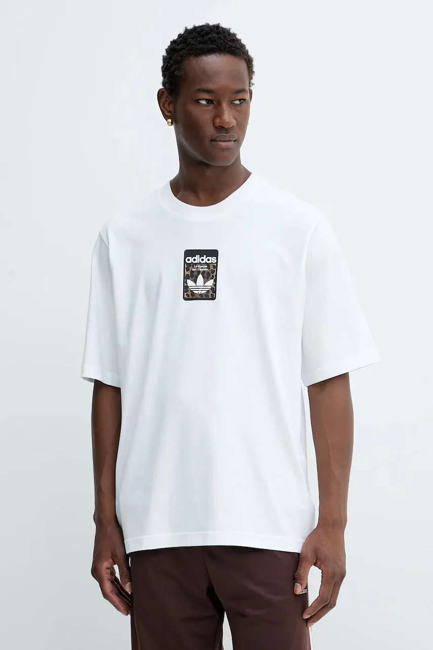 adidas Originals Памучна тениска Graphic Os Ss T