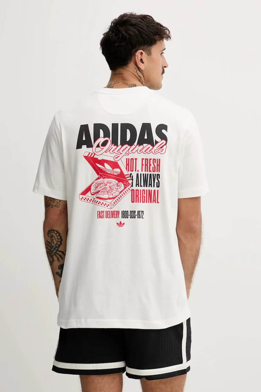 adidas Originals Памучна тениска Pizza Box Tee