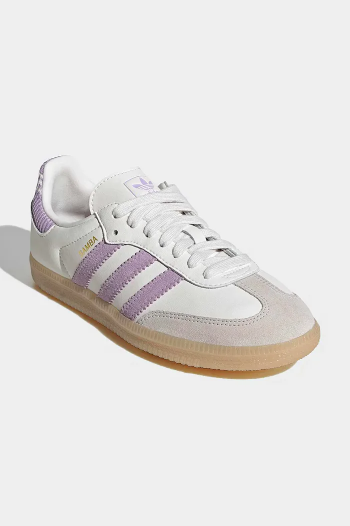 adidas Originals SAMBA OG маратонки за деца кожени бели KI4172