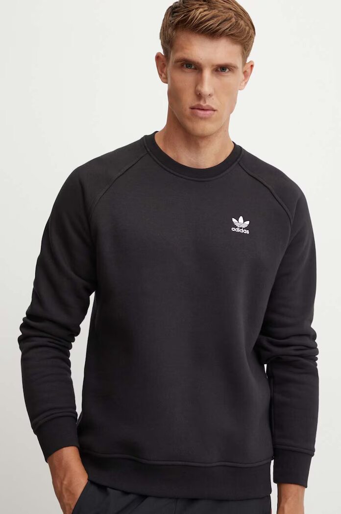 adidas Originals Суичър Essential в черно с изчистен дизайн IY4932