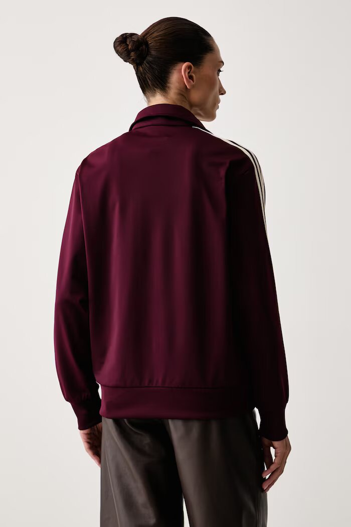 adidas Originals суичър с цип дамски Firebird бордо LC6500